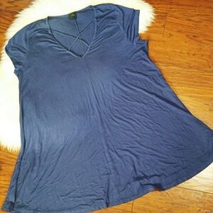 Toto Strappy Front Blouse Tunic